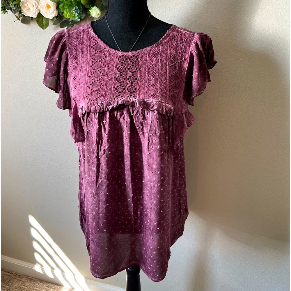 Knox Rose Boho Blouse NWT Size XS